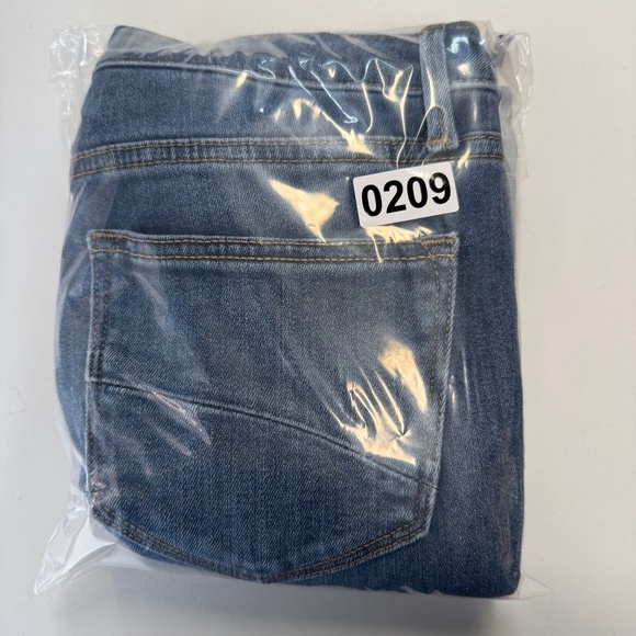 Driftwood Jeans Womens 27 Blue Jackie Skinny High Rise Medium Wash Embroidered - Picture 12 of 12